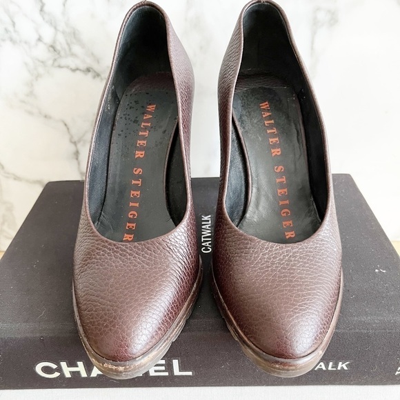 Walter Steiger Brown Leather Heels - Picture 8 of 11